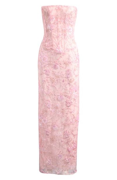 HOUSE OF CB HOUSE OF CB Anisa Hand Beaded Strapless Maxi Dress