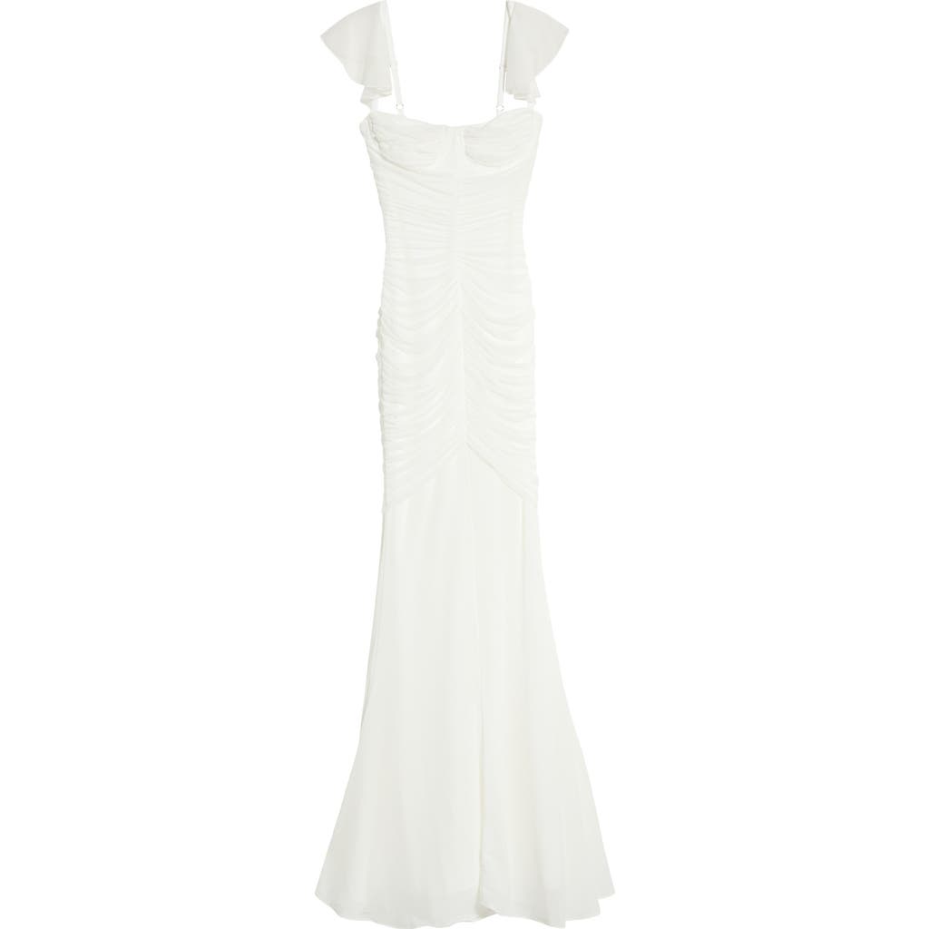 HOUSE OF CB HOUSE OF CB Antonella Ruched Mesh Dress