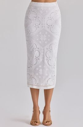 HOUSE OF CB HOUSE OF CB Cecilia Lace Midi Skirt