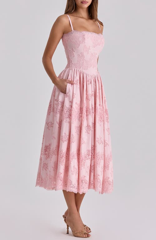 HOUSE OF CB HOUSE OF CB Chloe Broderie Anglaise Party Dress