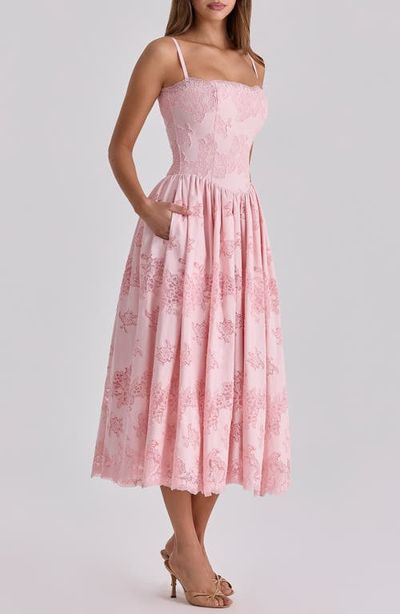 HOUSE OF CB HOUSE OF CB Chloe Broderie Anglaise Party Dress
