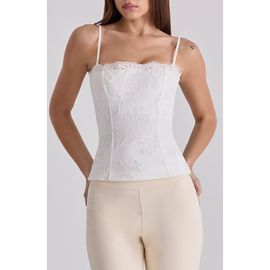 HOUSE OF CB HOUSE OF CB Chloe Embroidered Lace Camisole