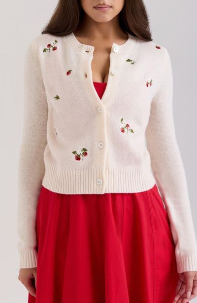 HOUSE OF CB HOUSE OF CB Evalina Embroidered Wool Cardigan