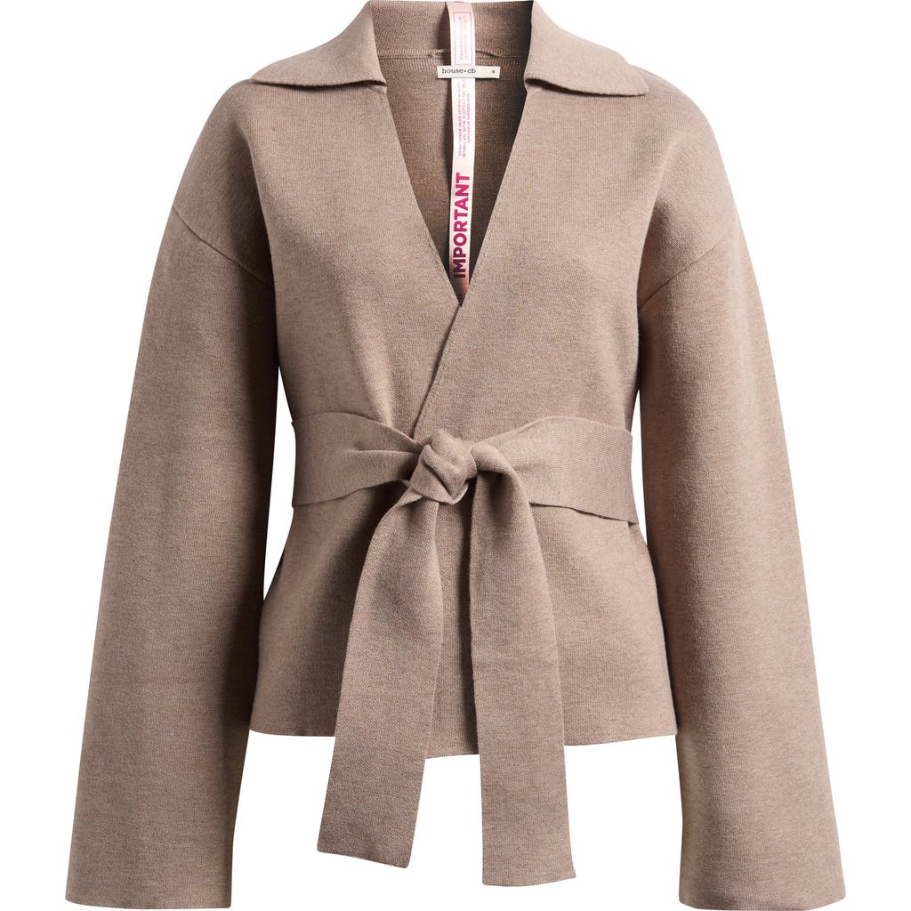 HOUSE OF CB HOUSE OF CB Fallon Contour Belted Cardigan