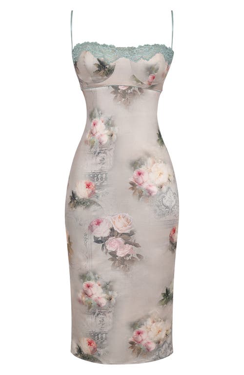 floral lace trim underwire cocktail dress HOUSE OF CB Size:AU 18 CL40 All You Need To Lace corset