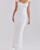 HOUSE OF CB HOUSE OF CB Flutter Sleeve Lace Up Gown - 1