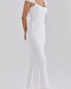 HOUSE OF CB HOUSE OF CB Flutter Sleeve Lace Up Gown - 3