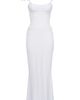 HOUSE OF CB HOUSE OF CB Flutter Sleeve Lace Up Gown - 4