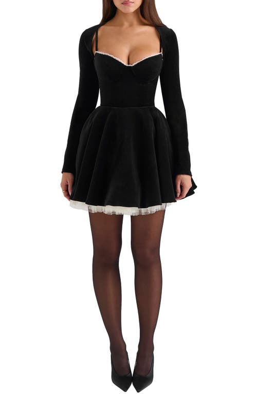 HOUSE OF CB HOUSE OF CB Harmony Velvet Bolero