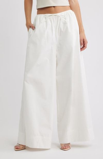 HOUSE OF CB HOUSE OF CB Jae Stretch Cotton Wide Leg Pants