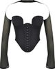 HOUSE OF CB HOUSE OF CB Mina Plunge Long Sleeve Structured Corset Top - 1