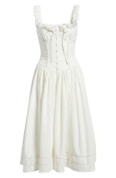 HOUSE OF CB HOUSE OF CB Phoebe Stretch Cotton Broderie Dress