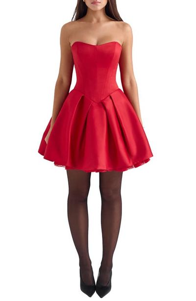 HOUSE OF CB HOUSE OF CB Salome Corset Strapless Minidress