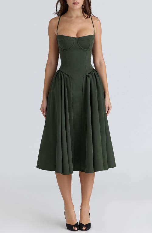 HOUSE OF CB HOUSE OF CB Samaria Fit & Flare Midi Cocktail Dress