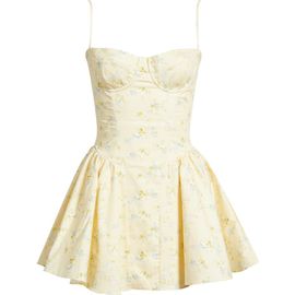 eva franco halter swing dress Light Blue 1950s Plaid Halter Swing Dress main image 1