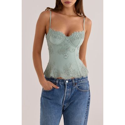 HOUSE OF CB HOUSE OF CB Soraya Embellished Georgette Top