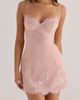 HOUSE OF CB HOUSE OF CB Soraya Embellished Lace Georgette Minidress - 5