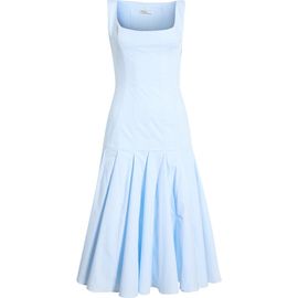 HOUSE OF CB HOUSE OF CB Soretta Pleated Lace-Up Fit & Flare Cocktail Dress