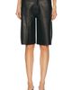 House of Dagmar House of Dagmar Boxy Leather Short - 1