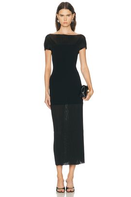 House of Dagmar House of Dagmar Contrast Knit Dress