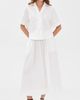 House of Dagmar House of Dagmar Cotton Maxi Skirt White - 5