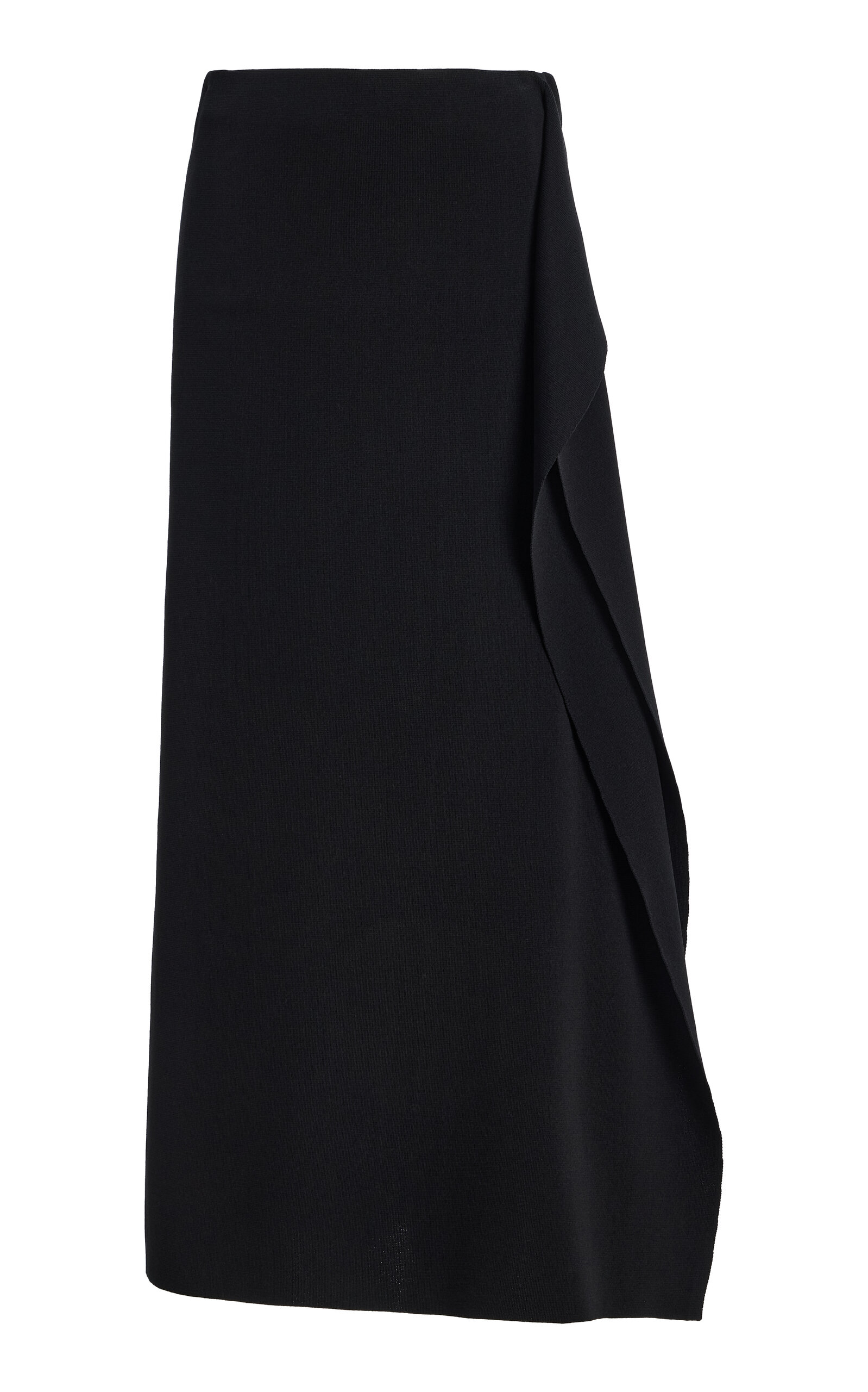 House of Dagmar House of Dagmar Draped Knit Midi Skirt