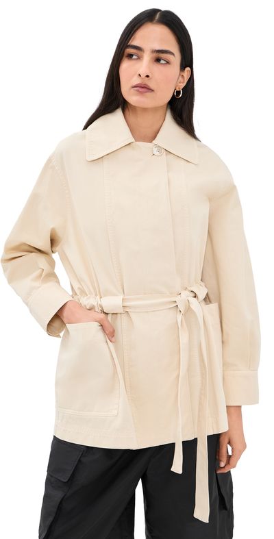 House of Dagmar House of Dagmar Field Cotton Jacket Almond Cream