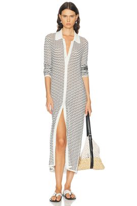 House of Dagmar House of Dagmar Lace Shirt Dress