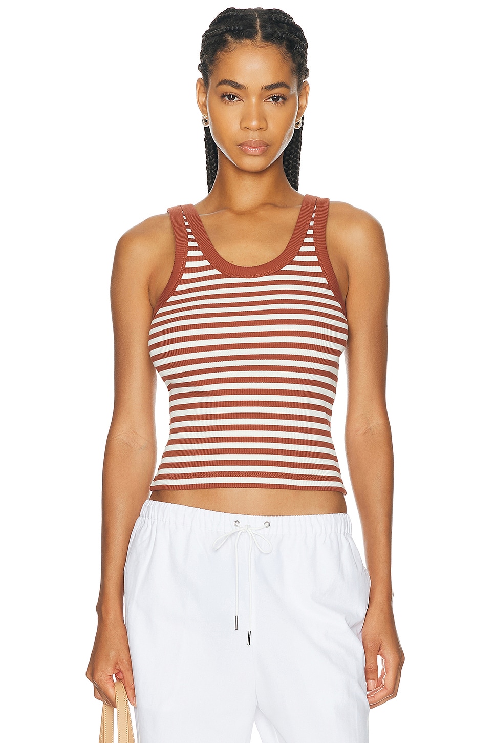 Mowalola - Black ' Forever' Tank Top