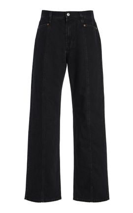 House of Dagmar House of Dagmar Rigid MidRise LooseFit Jeans Black 26