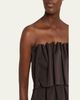 House of Dagmar Sculpted Strapless Midi Dress - 5