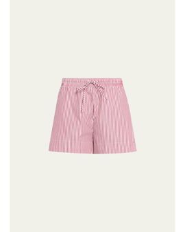 House of Dagmar Striped Cotton Boxer Shorts