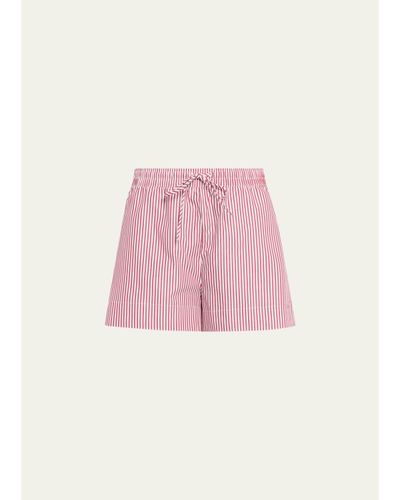 House of Dagmar Striped Cotton Boxer Shorts