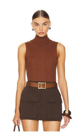House of Harlow 1960 House of Harlow 1960 Katerina Sleeveless Turtleneck