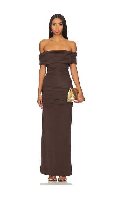 knee length dresses for ladies Buddylove Callie Tiered Maxi Dress