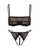 House Of Silk House Of Silk Lumiere Mesh Bra and Open-Back Thong Set - 2