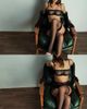 House Of Silk House Of Silk Lumiere Mesh Bra and Open-Back Thong Set - 4