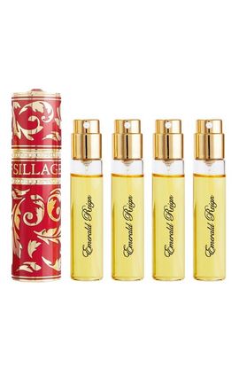 House of Sillage House of Sillage Arabesque Collection Ruby Travel Case & Emerald Reign Fragrance Gift Set 