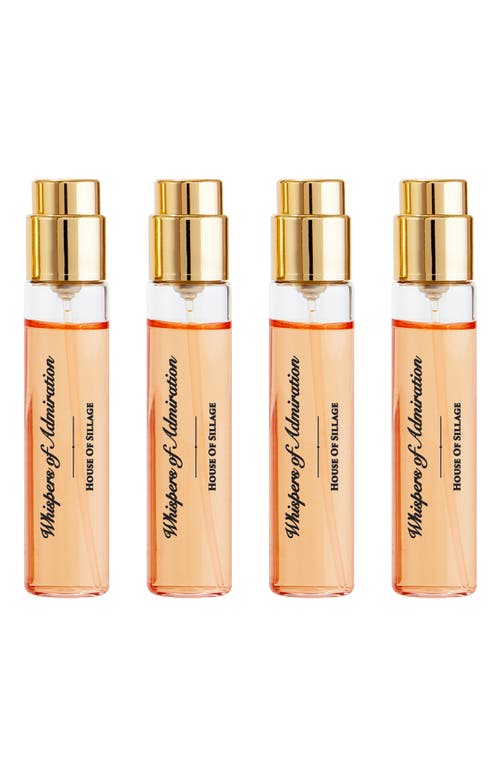 House of Sillage House of Sillage Set of 4 Whispers of Admiration Fragrance Sprays 