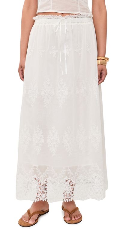 House of Sunny House of Sunny Blossom Skirt Ivory