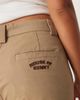 House of Sunny House of Sunny canvas worker wide leg pants in clay-Brown - 3