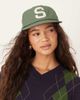 House of Sunny House of Sunny chain stitch cap in emerald green - 1