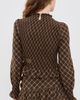 House of Sunny House of Sunny Check Ruched Top Multi Check - 3