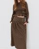 House of Sunny House of Sunny Check Ruched Top Multi Check - 5