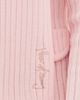 House of Sunny House of Sunny Classic Rib Knit Cardigan Pale Pink - 6