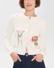 House of Sunny House of Sunny Collarless Picture Knit Cardigan Ivory - 2