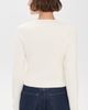 House of Sunny House of Sunny Collarless Picture Knit Cardigan Ivory - 3