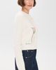 House of Sunny House of Sunny Collarless Picture Knit Cardigan Ivory - 4