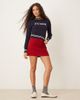 House of Sunny House of Sunny fetch crew neck cropped sweater in navy - 2