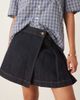 House of Sunny House of Sunny pleated denim mini skirt in indigo-Navy - 2